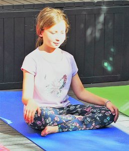 Kid's Yoga Flyer by Anastasia